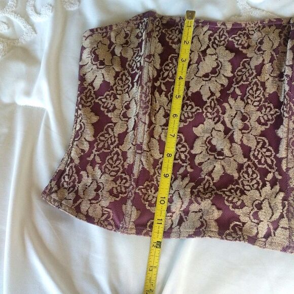 Vintage Corset Style Bustier Lace Top - Picture 9 of 10